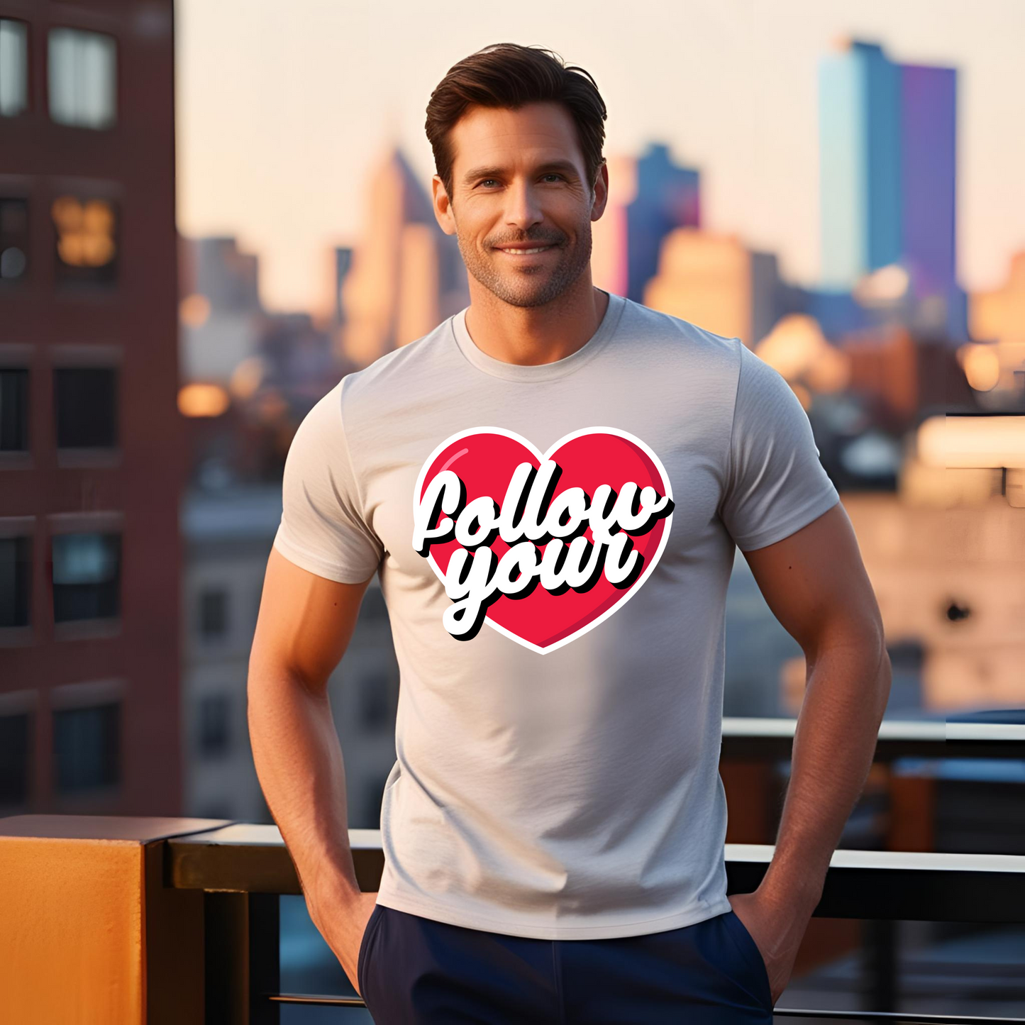 FOLLOW YOUR HEART TEE