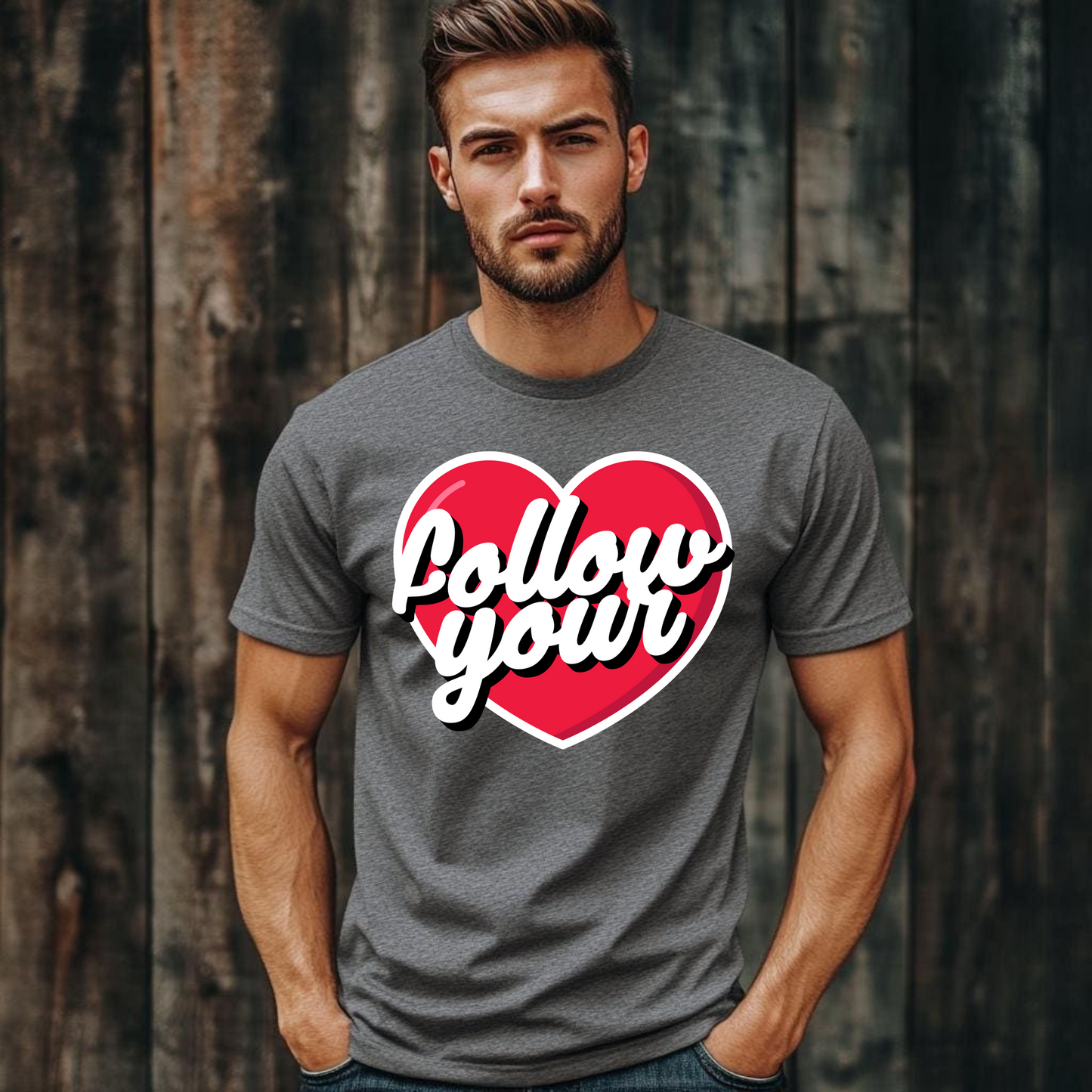 FOLLOW YOUR HEART TEE